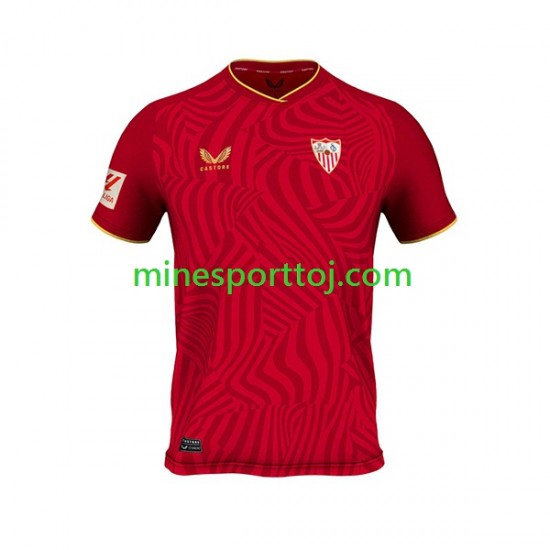 Sevilla FC Herre Udebane Fodboldtrøje 2023-2024 Lange Ærmer