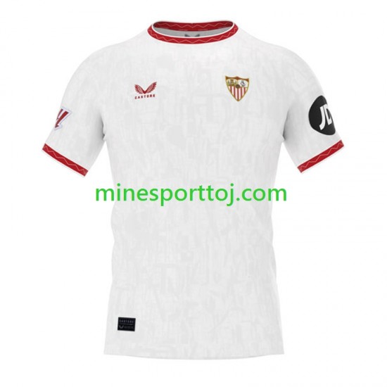 Sevilla FC 2024 Herre Hjemmebane Fodboldtrøje Lange Ærmer
