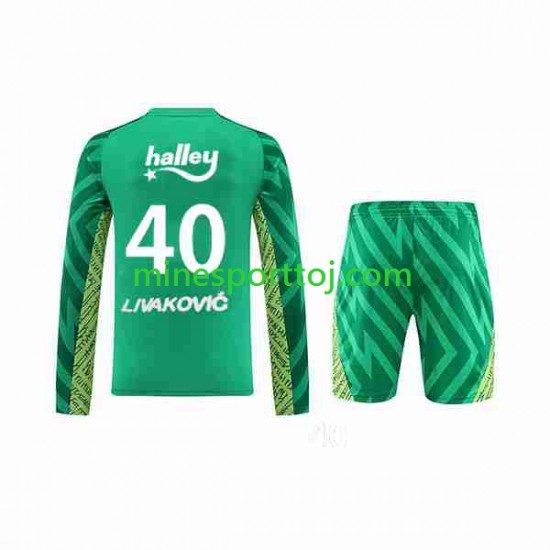 Målmand Fenerbahce Livakovic 40 Footbal Kit Hjemmebane 2023-2024 med Korte Ærmer