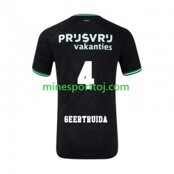 Feyenoord Rotterdam Lutsharel Geertruida 4 Herre Udebane Fodboldtrøje 2024-2025 Lange Ærmer