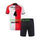 Feyenoord Rotterdam Lutsharel Geertruida 4 Børne Hjemmebane Fodboldtrøje 2024-2025 Lange Ærmer