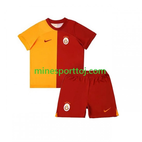 Galatasaray Børne Hjemmebane Fodboldtrøje 2023-2024 Lange Ærmer