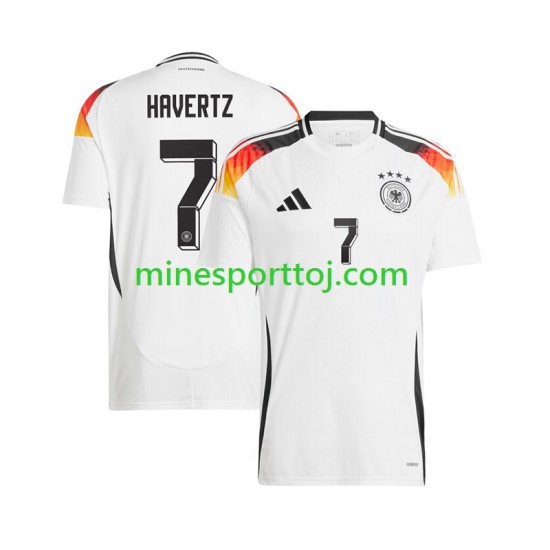 Tyskland Havertz 7 Euro 2024 Herre Hjemmebane Fodboldtrøje Lange Ærmer