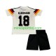 Tyskland Klinsmann 18 1990 Børne Retro Hjemmebane Fodboldtrøje Lange Ærmer