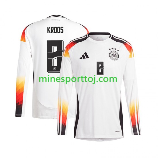 Tyskland Toni Kroos 8 Euro 2024 Herre Hjemmebane Fodboldtrøje med Korte Ærmer