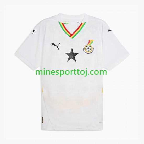Ghana 2024 Herre Hjemmebane Fodboldtrøje Lange Ærmer