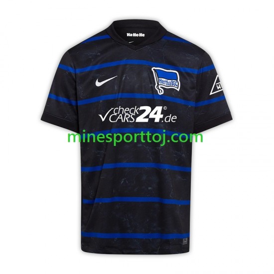 Hertha BSC Herre Udebane Fodboldtrøje 2024-2025 Lange Ærmer