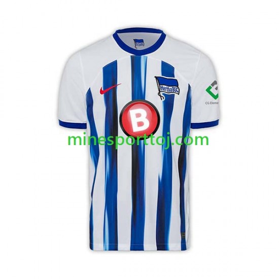 Hertha BSC Herre Hjemmebane Fodboldtrøje 2023-2024 Lange Ærmer