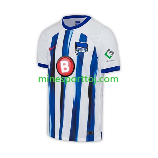 Hertha BSC Herre Hjemmebane Fodboldtrøje 2023-2024 Lange Ærmer
