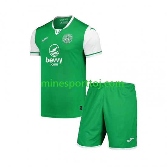 Hibernian Børne Hjemmebane Fodboldtrøje 2024-2025 Lange Ærmer