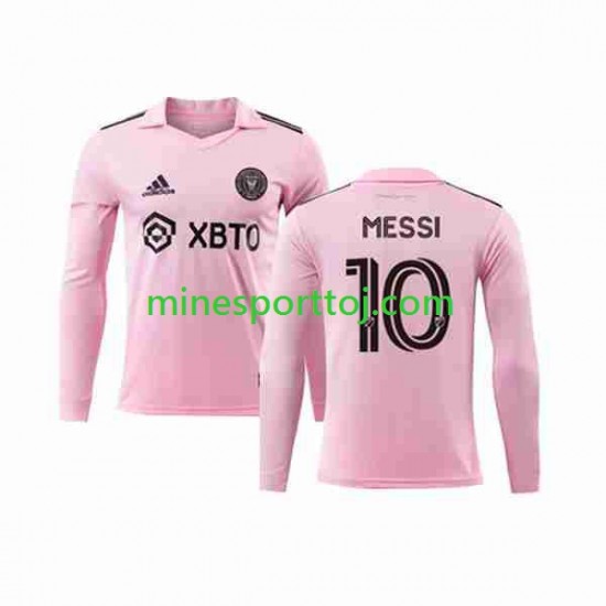 Inter Miami Lionel Messi 10 Herre Hjemmebane Fodboldtrøje 2023-2024 med Korte Ærmer