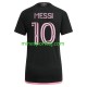 Inter Miami Lionel Messi 10 2023 Kvinder Udebane Fodboldtrøje Lange Ærmer