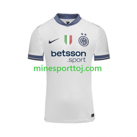 Inter Milan Herre Udebane Fodboldtrøje 2024-2025 Lange Ærmer