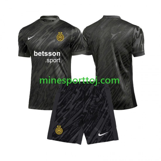 Inter Milan Målmand Børne Tredje Fodboldtrøje 2024-2025 Lange Ærmer