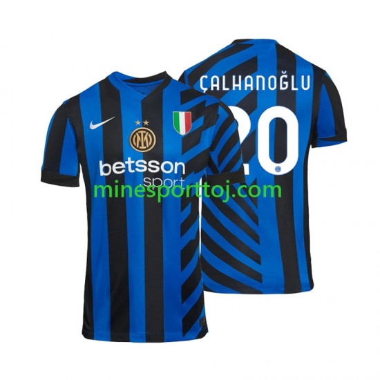 Inter Milan Hakan Calhanoglu 20 Herre Hjemmebane Fodboldtrøje 2024-2025 Lange Ærmer