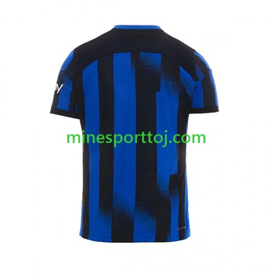 Inter Milan Herre Hjemmebane Fodboldtrøje 2023-2024 Lange Ærmer