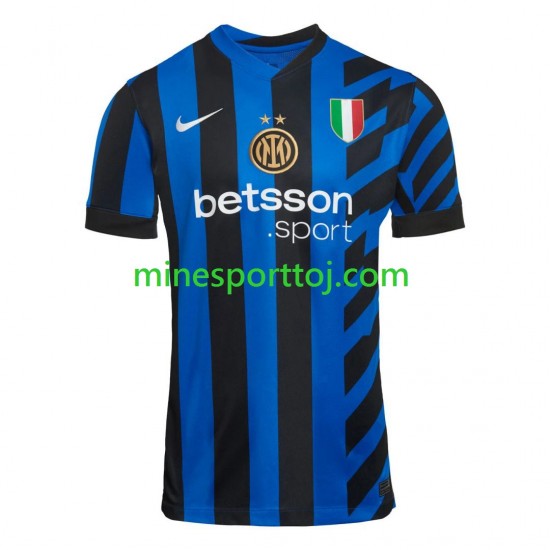 Inter Milan Herre Hjemmebane Fodboldtrøje 2024-2025 Lange Ærmer