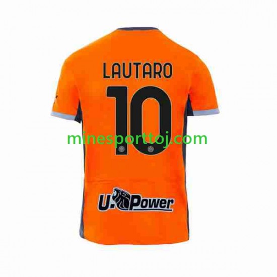 Inter Milan Lautaro Martinez 10 Herre Tredje Fodboldtrøje 2023-2024 Lange Ærmer Inter Milan Lautaro Martinez 10 Herre Tredje Fodboldtrøje 2023-2024 Lange Ærmer