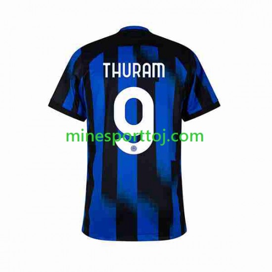 Inter Milan Marcus Thuram 9 Herre Hjemmebane Fodboldtrøje 2023-2024 Lange Ærmer