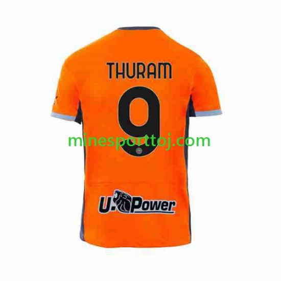 Inter Milan Marcus Thuram 9 Herre Tredje Fodboldtrøje 2023-2024 Lange Ærmer