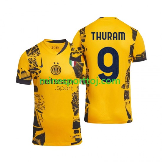 Inter Milan Marcus Thuram 9 Herre Tredje Fodboldtrøje 2024-2025 Lange Ærmer Inter Milan Marcus Thuram 9 Herre Tredje Fodboldtrøje 2024-2025 Lange Ærmer