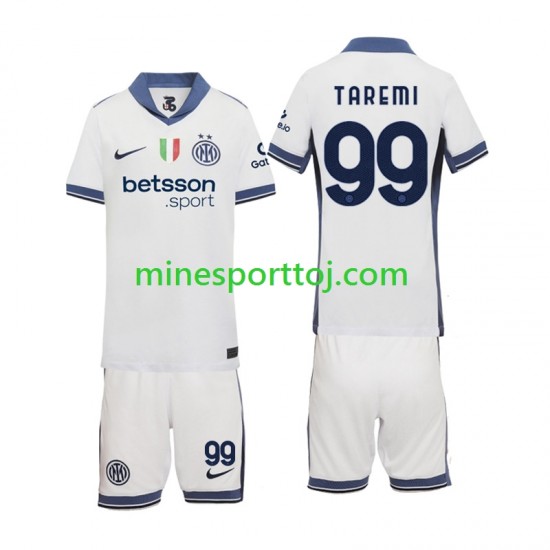 Inter Milan Mehdi Taremi 99 Børne Udebane Fodboldtrøje 2024-2025 Lange Ærmer