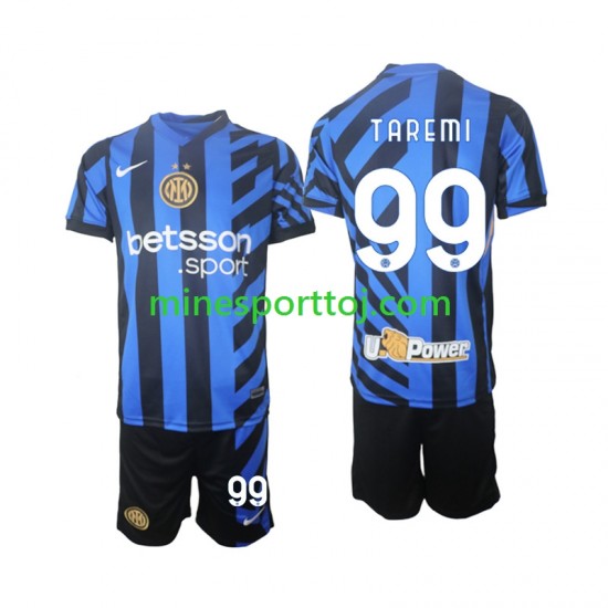 Inter Milan Mehdi Taremi 99 Børne Hjemmebane Fodboldtrøje 2024-2025 Lange Ærmer