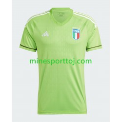 Italien Målmand Football Jersey 2023 Mens Hjemmebane Lange Ærmer