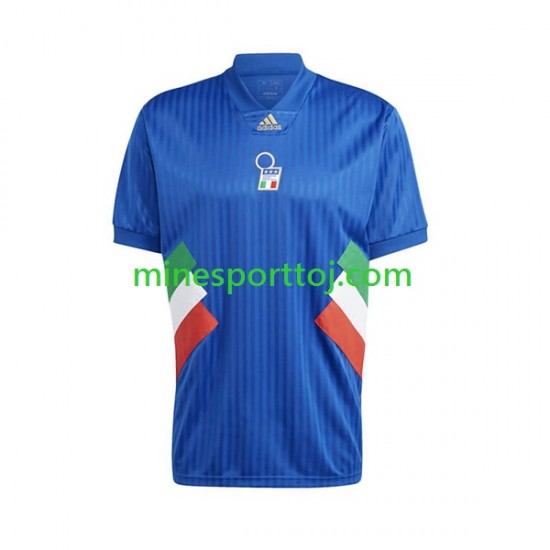 Italien Icon Herre Retro Hjemmebane Fodboldtrøje 2022-2023 Lange Ærmer Italien Icon Herre Retro Hjemmebane Fodboldtrøje 2022-2023 Lange Ærmer