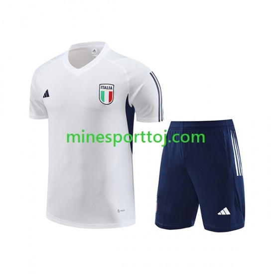 Italien Hvid Træningstrøje og shorts 2023-2024