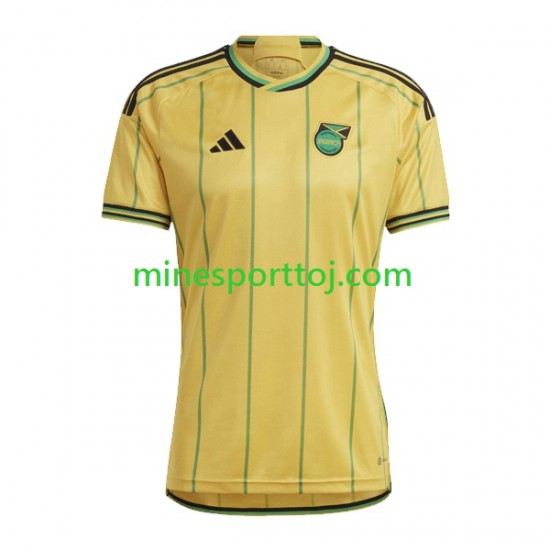Jamaica 2023 Herre Hjemmebane Fodboldtrøje Lange Ærmer Jamaica 2023 Herre Hjemmebane Fodboldtrøje Lange Ærmer