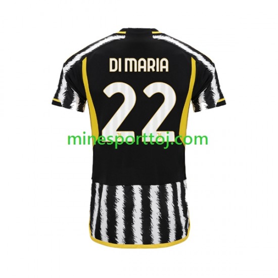 Juventus Angel Di Maria 22 Herre Hjemmebane Fodboldtrøje 2023-2024 Lange Ærmer