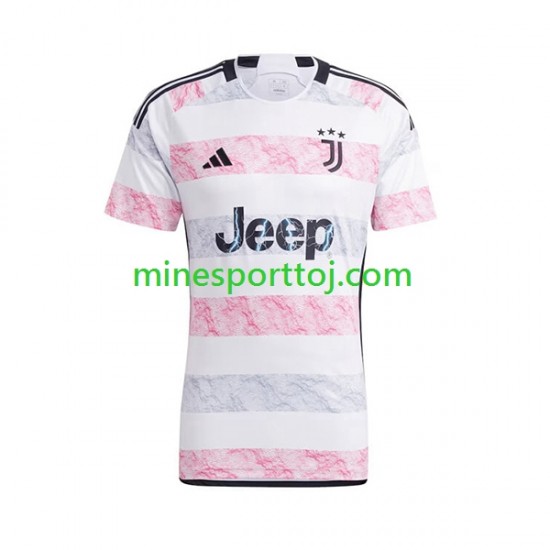 Juventus Herre Udebane Fodboldtrøje 2023-2024 Lange Ærmer