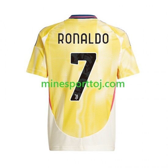 Juventus Cristiano Ronaldo 7 Herre Udebane Fodboldtrøje 2024-2025 Lange Ærmer