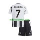 Juventus Cristiano Ronaldo 7 Børne Hjemmebane Fodboldtrøje 2024-2025 Lange Ærmer
