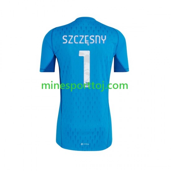 Juventus Målmand Wojciech Szczesny 1 Herre Hjemmebane Fodboldtrøje 2023-2024 Lange Ærmer