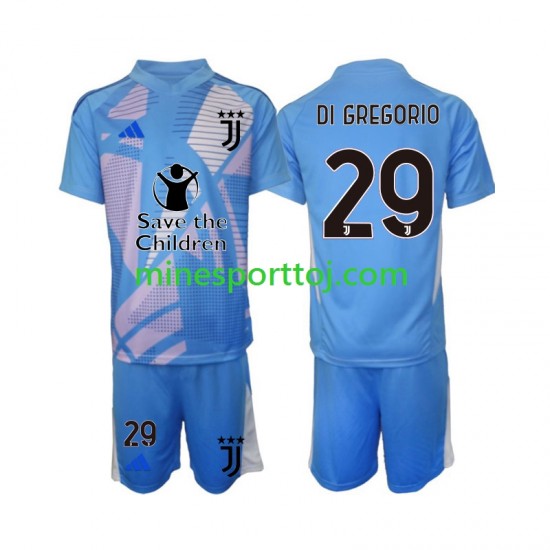 Juventus Målmand Michele Di Gregorio 29 Børne Fjerde Fodboldtrøje 2024-2025 Lange Ærmer