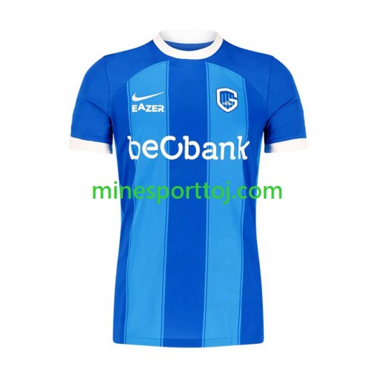 KRC Genk Herre Hjemmebane Fodboldtrøje 2023-2024 Lange Ærmer