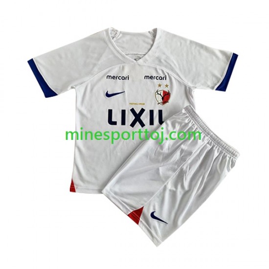 Kashima Antlers 2023 Børne Udebane Fodboldtrøje Lange Ærmer
