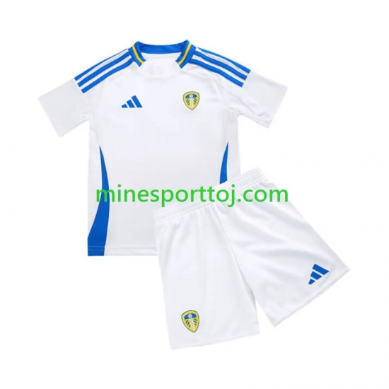 Leeds United Børne Hjemmebane Fodboldtrøje 2024-2025 Lange Ærmer
