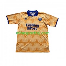 Leeds United 1991-1992 Herre Retro Udebane Fodboldtrøje Lange Ærmer