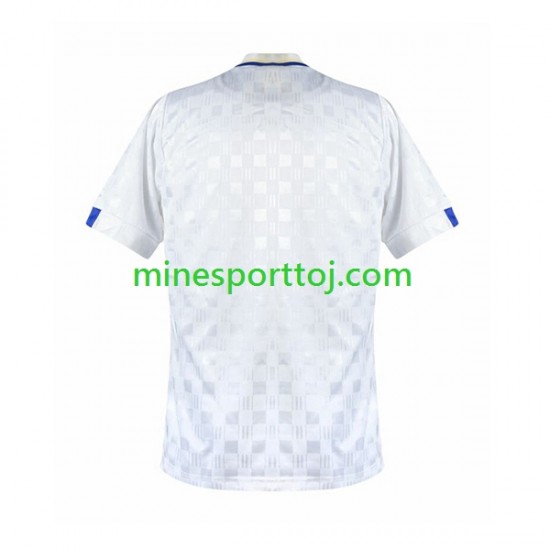 Leeds United 1989-1990 Herre Retro Hjemmebane Fodboldtrøje Lange Ærmer