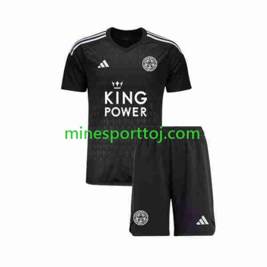Leicester City Målmand Børne Tredje Fodboldtrøje 2023-2024 Lange Ærmer