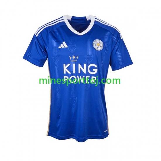 Leicester City Herre Hjemmebane Fodboldtrøje 2023-2024 Lange Ærmer