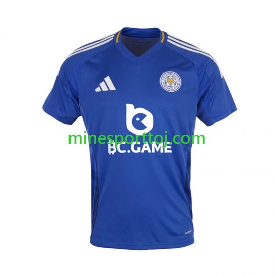 Leicester City Herre Hjemmebane Fodboldtrøje 2024-2025 Lange Ærmer
