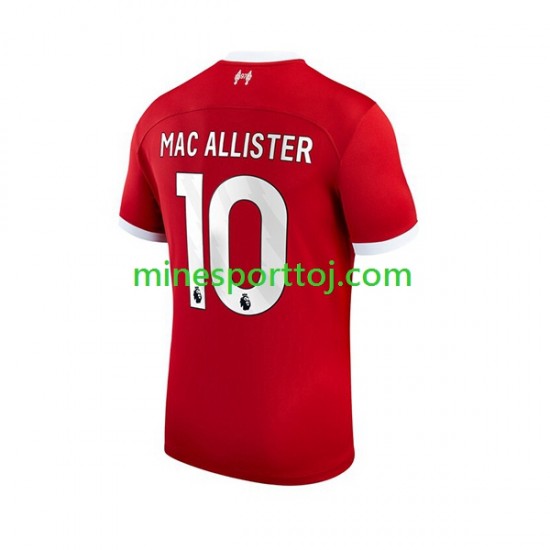 Liverpool Alexis Mac Allister 10 Herre Hjemmebane Fodboldtrøje 2023-2024 Lange Ærmer