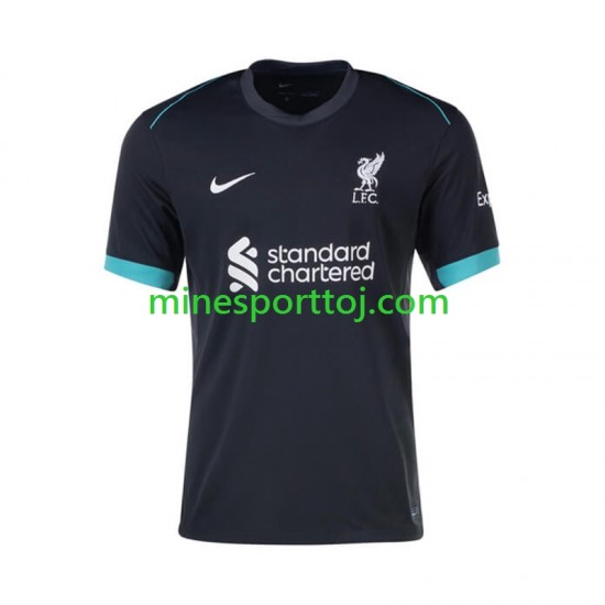 Liverpool Herre Udebane Fodboldtrøje 2024-2025 Lange Ærmer
