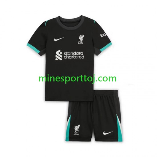 Liverpool Børne Udebane Fodboldtrøje 2024-2025 Lange Ærmer