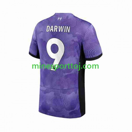 Liverpool Darwin Nunez 9 Herre Tredje Fodboldtrøje 2023-2024 Lange Ærmer
