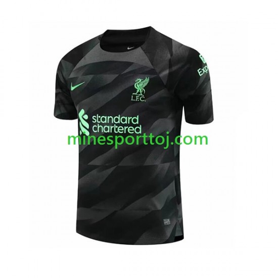 Liverpool Målmand Herre Udebane Fodboldtrøje 2023-2024 Lange Ærmer